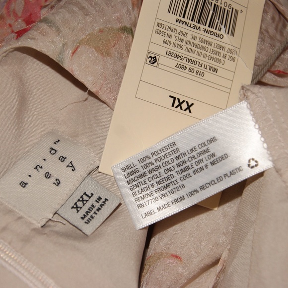 NEW Floral Sleeveless Ruffle Asymmetrical Dress C8 - Picture 7 of 8